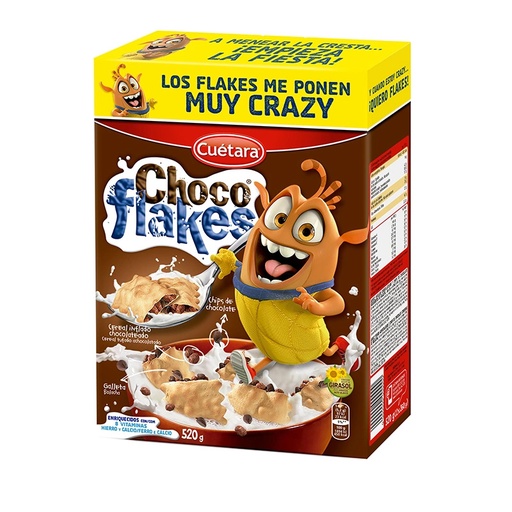 [0064198] CHOCOFLAKES CUETARA 520 GR.
